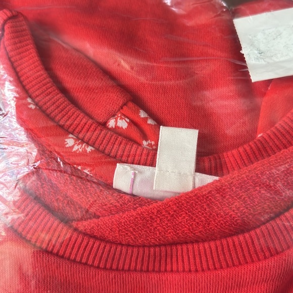 Riley & Rae Reagan Printed-Sleeve Sweater - Picture 3 of 3